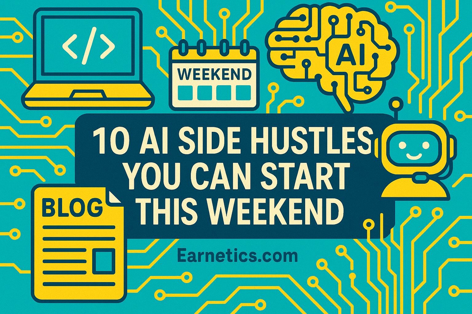 10 AI Side Hustles You Can Start This Weekend