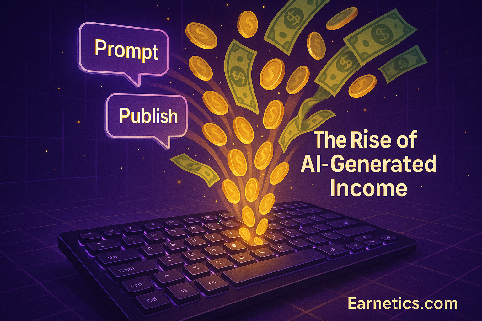 Prompt, Publish, Profit: The Rise of AI-Generated Income