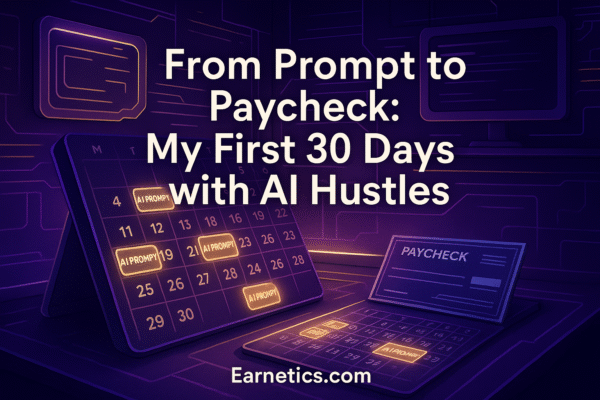 From Prompt to Paycheck: My First 30 Days with AI Hustles From Prompt to Paycheck: My First 30 Days with AI Hustles