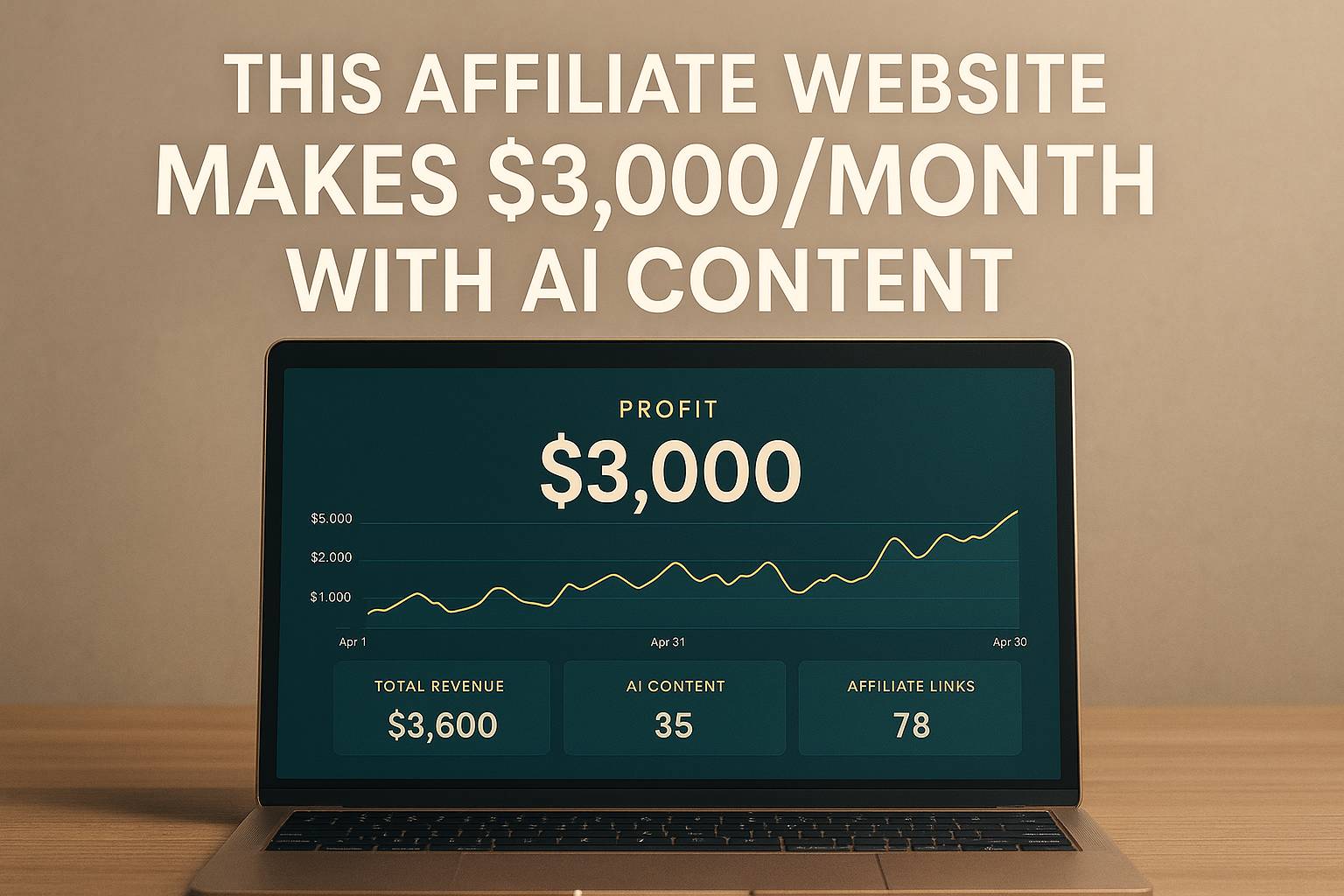 This Affiliate Website Makes $3,000/Month with AI Content