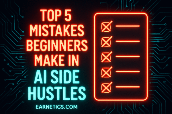 Top 5 Mistakes Beginners Make in AI Side Hustles Top 5 Mistakes Beginners Make in AI Side Hustles