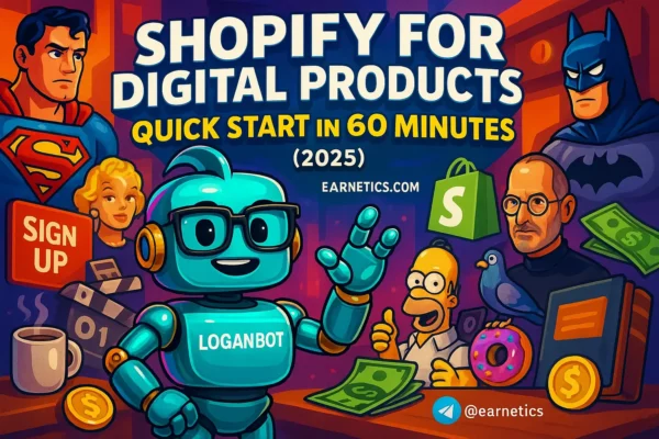 Shopify for Digital Products: Quick Start in 60 Minutes (2025) Shopify for Digital Products: Quick Start in 60 Minutes (2025)