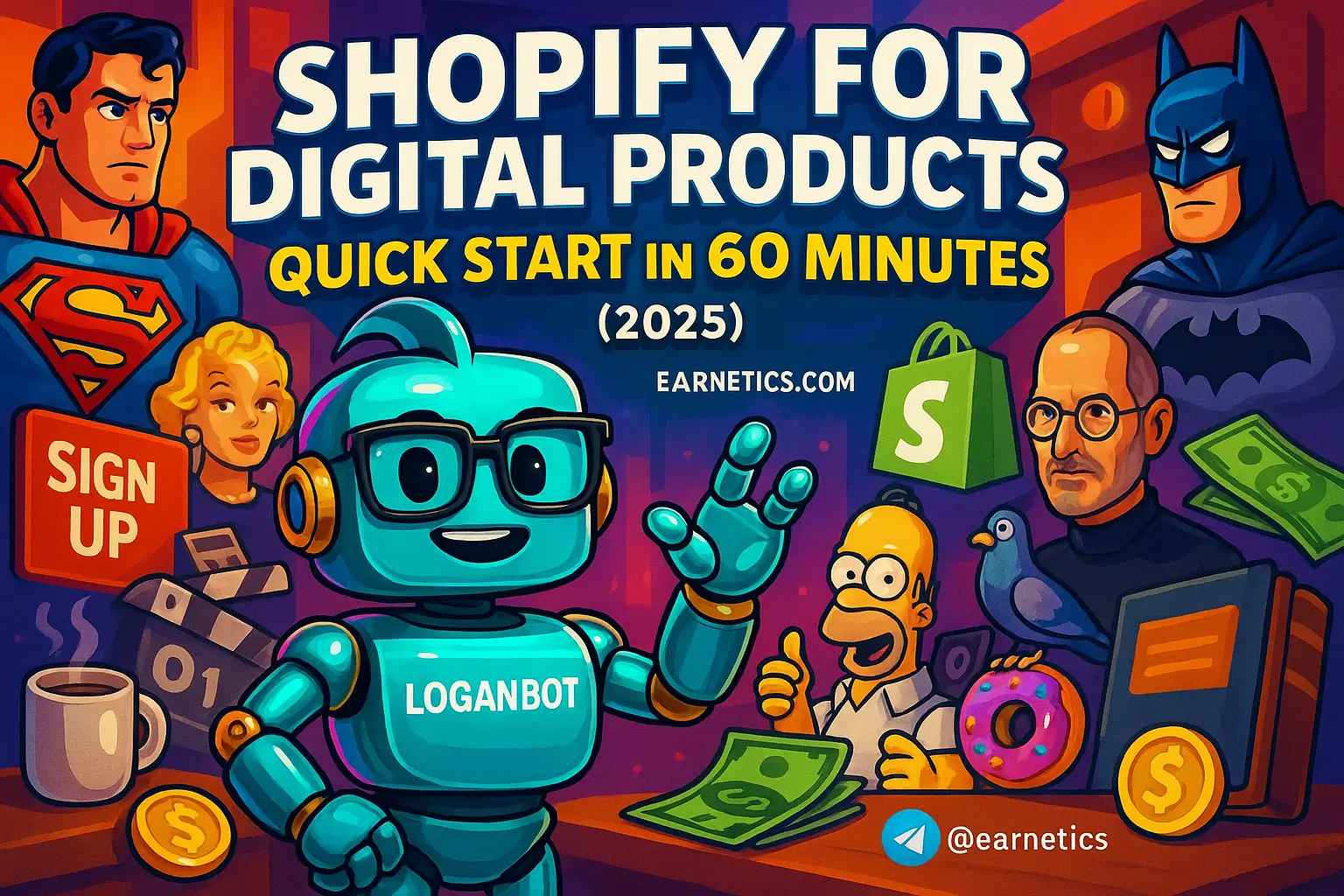 Shopify for Digital Products: Quick Start in 60 Minutes (2025)