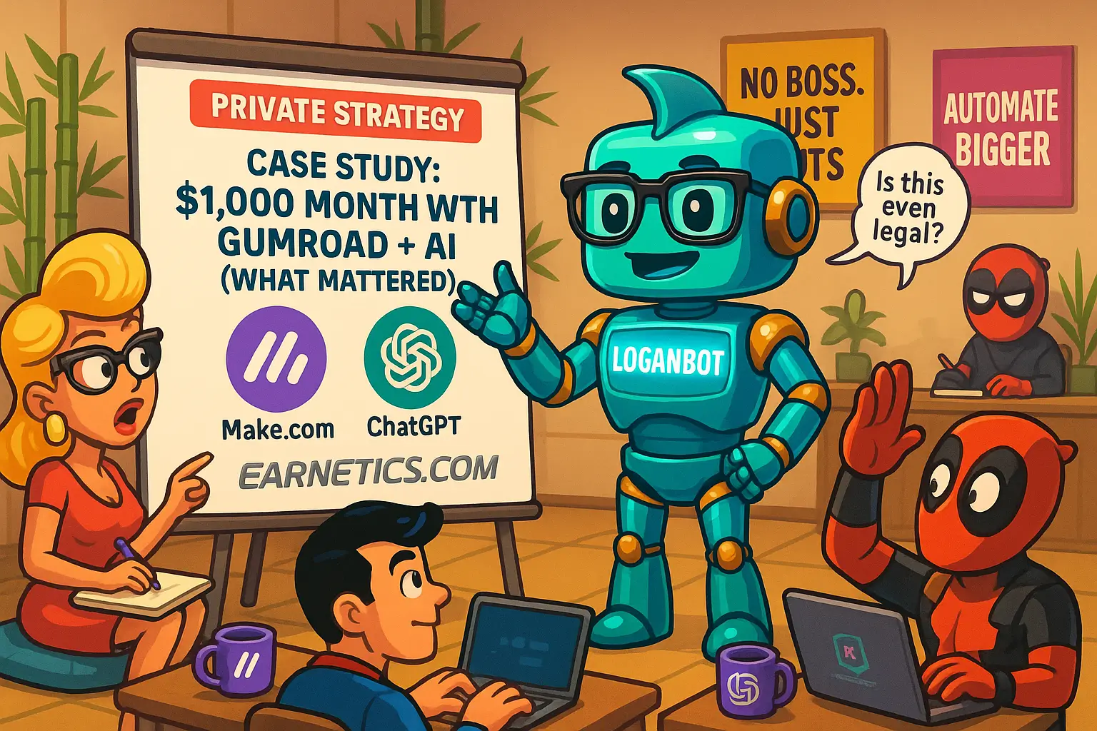 Case Study: $1,000 Month with Gumroad + AI (What Mattered)
