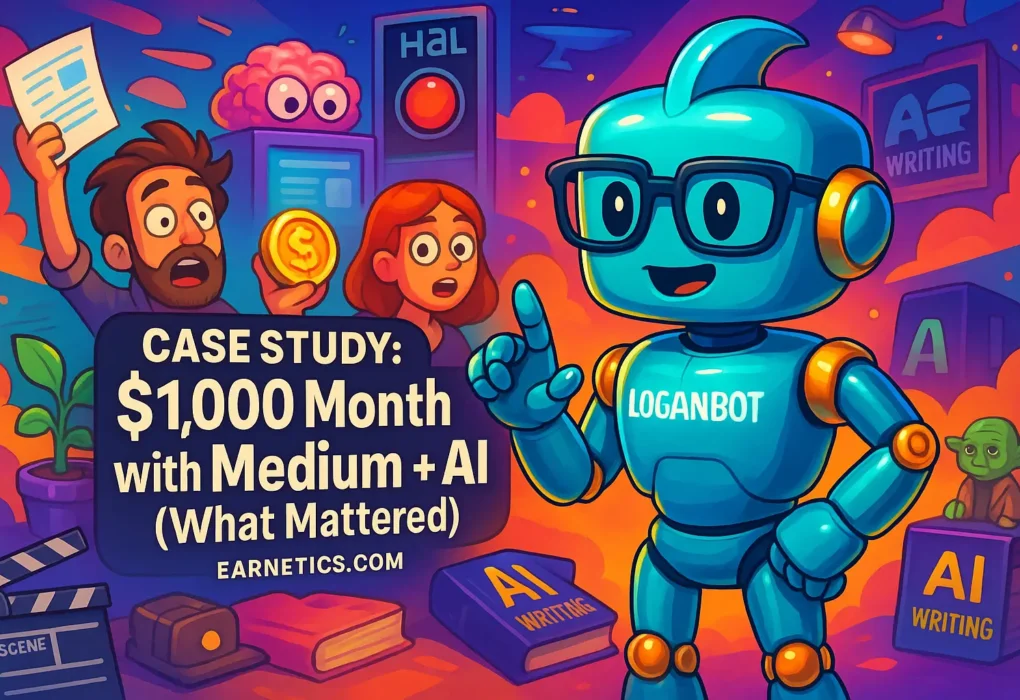 Case Study: $1,000 Month with Medium + AI (What Mattered)