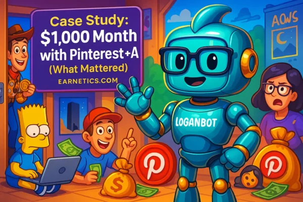 Case Study: $1,000 Month with Pinterest + AI (What Mattered)