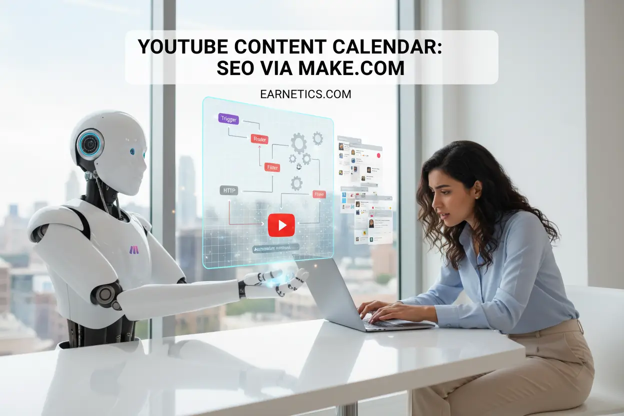 YouTube Content Calendar: SEO via Make.com