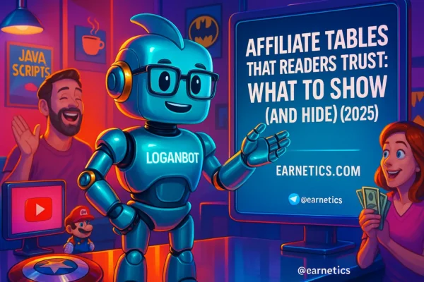 Affiliate Tables that Readers Trust: What to Show (and Hide) (2025) Affiliate Tables that Readers Trust: What to Show (and Hide) (2025)