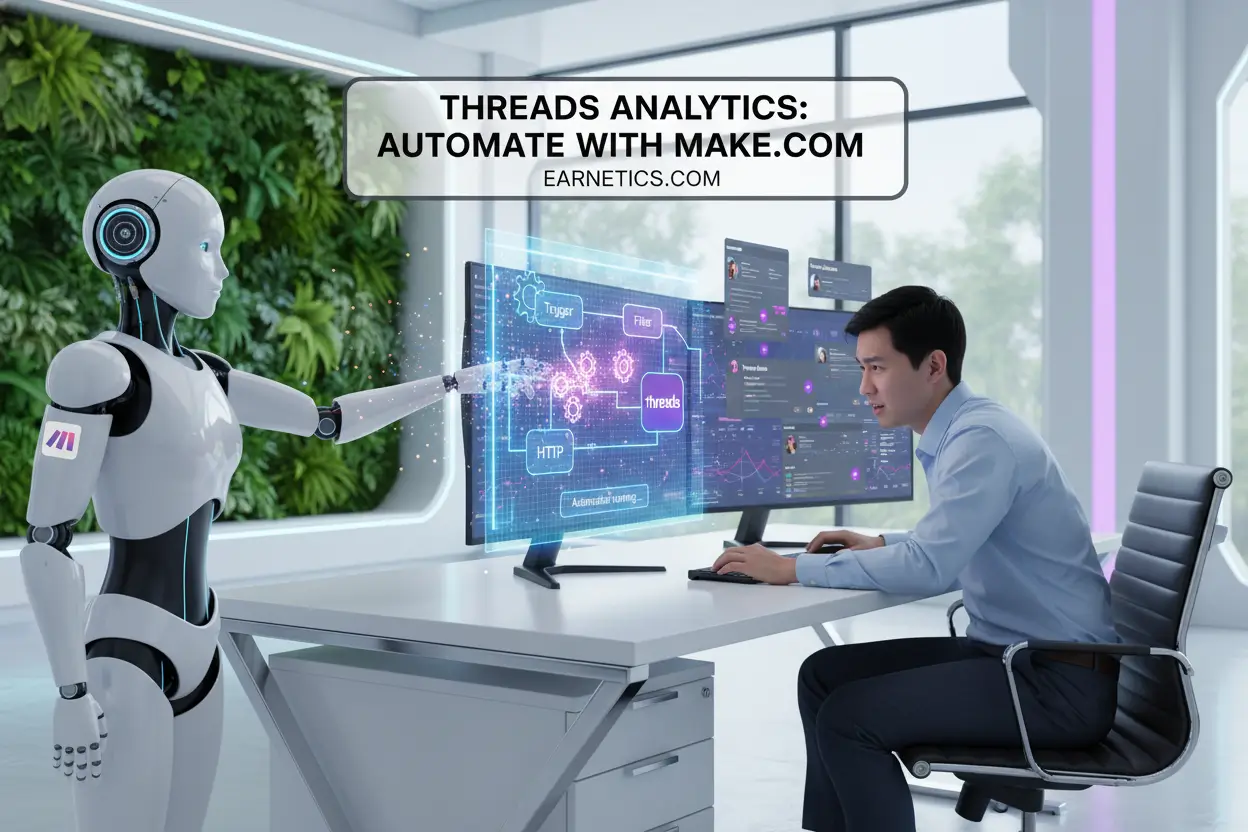 Threads Analytics: Automate with Make.com