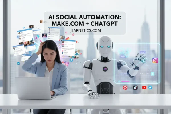 AI Social Automation: Make.com + ChatGPT