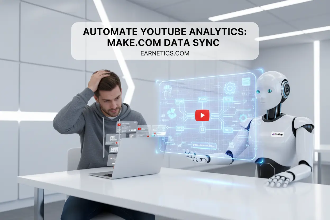 Automate YouTube Analytics: Make.com Data Sync