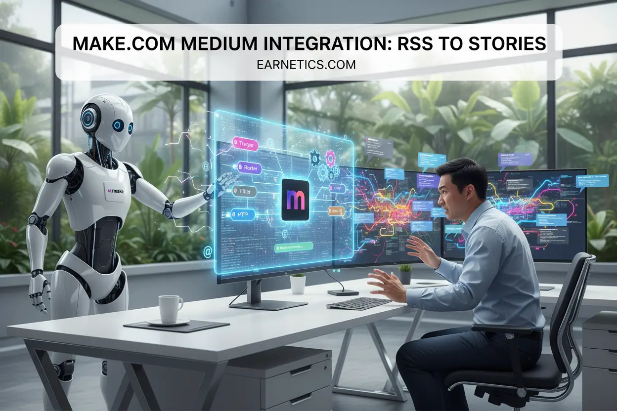 Make.com Medium Integration: RSS to Stories