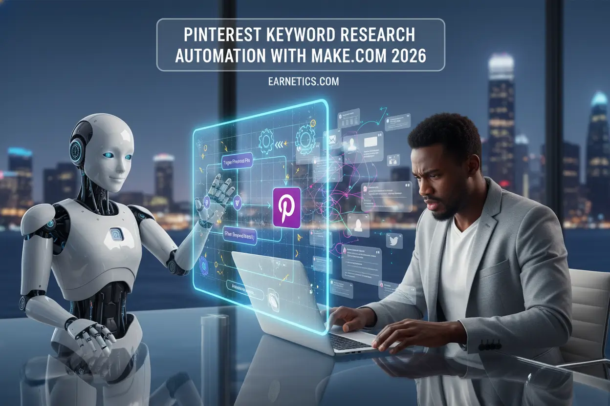 Pinterest Keyword Research Automation with Make.com 2026