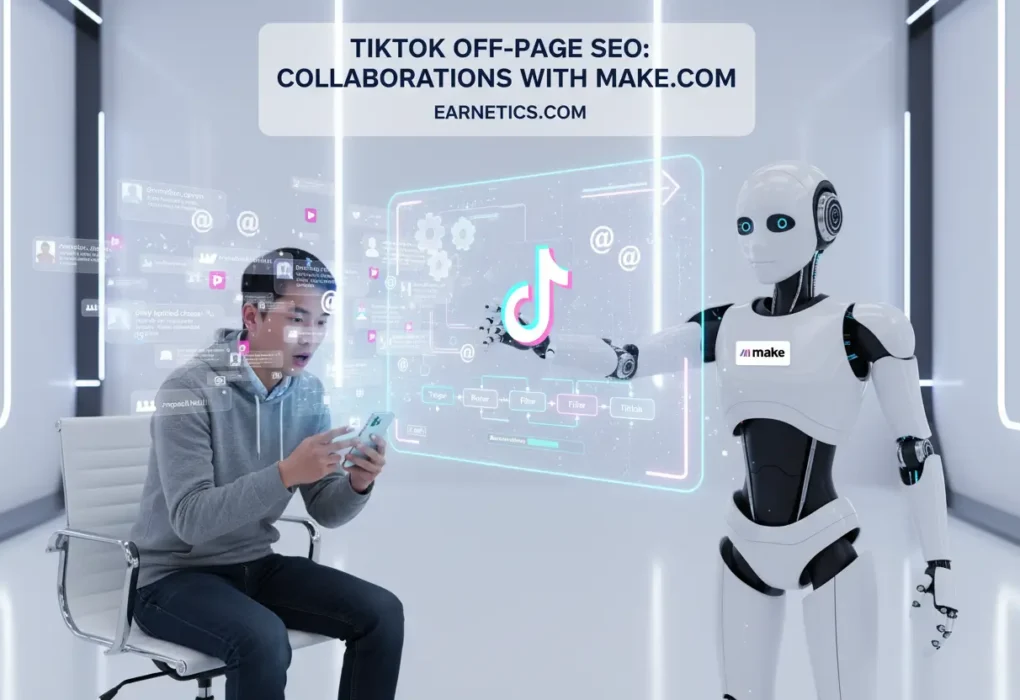 TikTok Off-Page SEO: Collaborations with Make.com