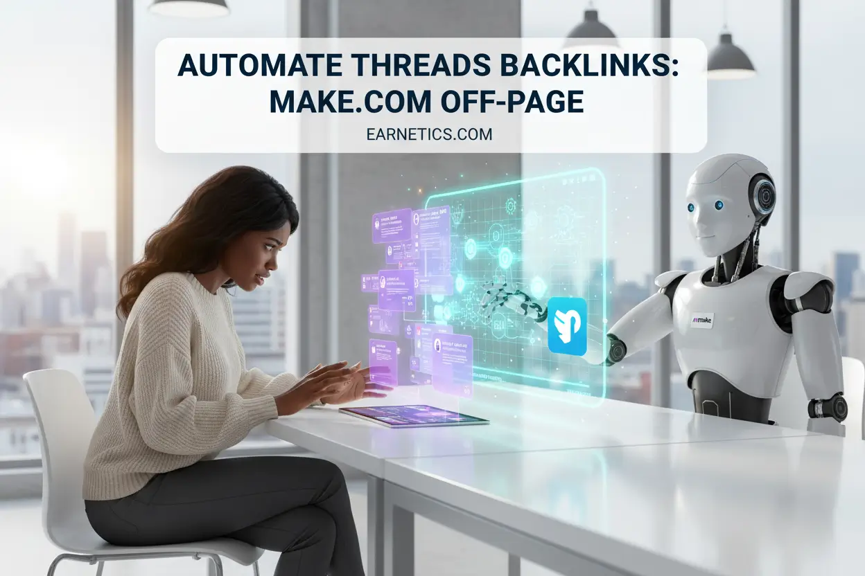 Automate Threads Backlinks: Make.com Off-Page