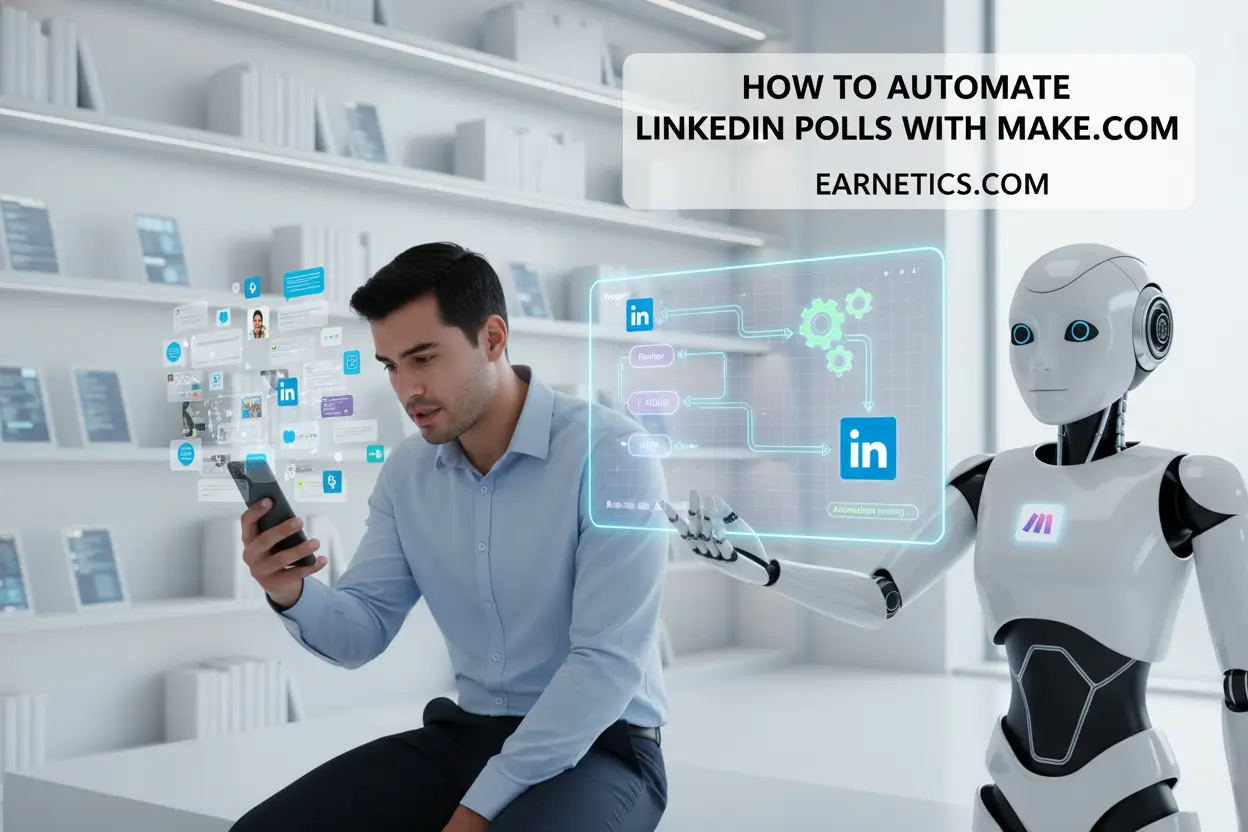 How to Automate LinkedIn Polls with Make.com