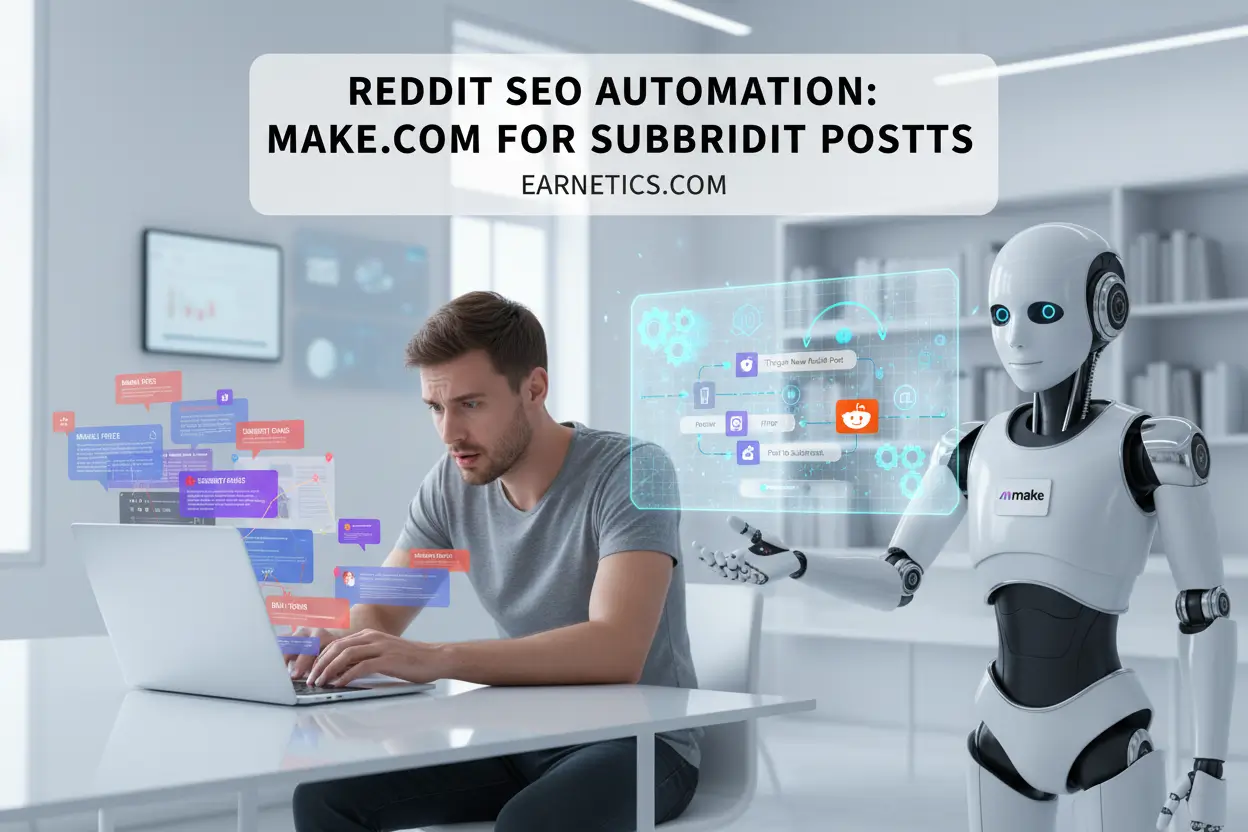 Reddit SEO Automation: Make.com for Subreddit Posts