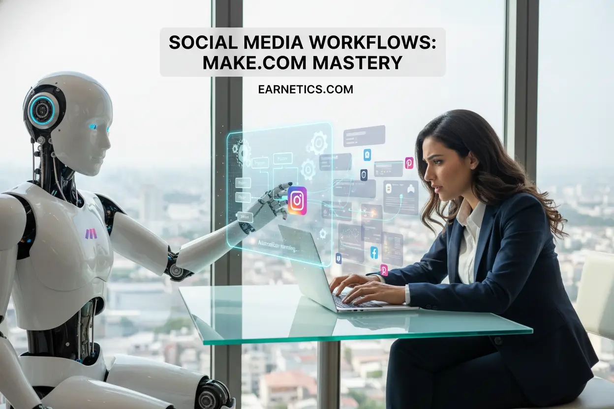 Social Media Workflows: Make.com Mastery